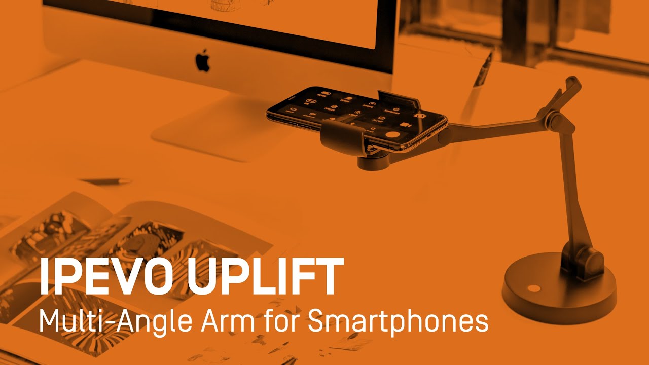 Nouveau IPEVO Uplift - Bras multi-angle pour smartphones(La vidéo est en anglais)