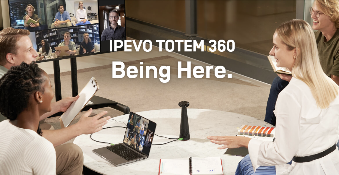 IPEVO TOTEM 360Caméra De Conférence Immersive à 360° + Haut-parleur | Tech Specs (CA-FR)