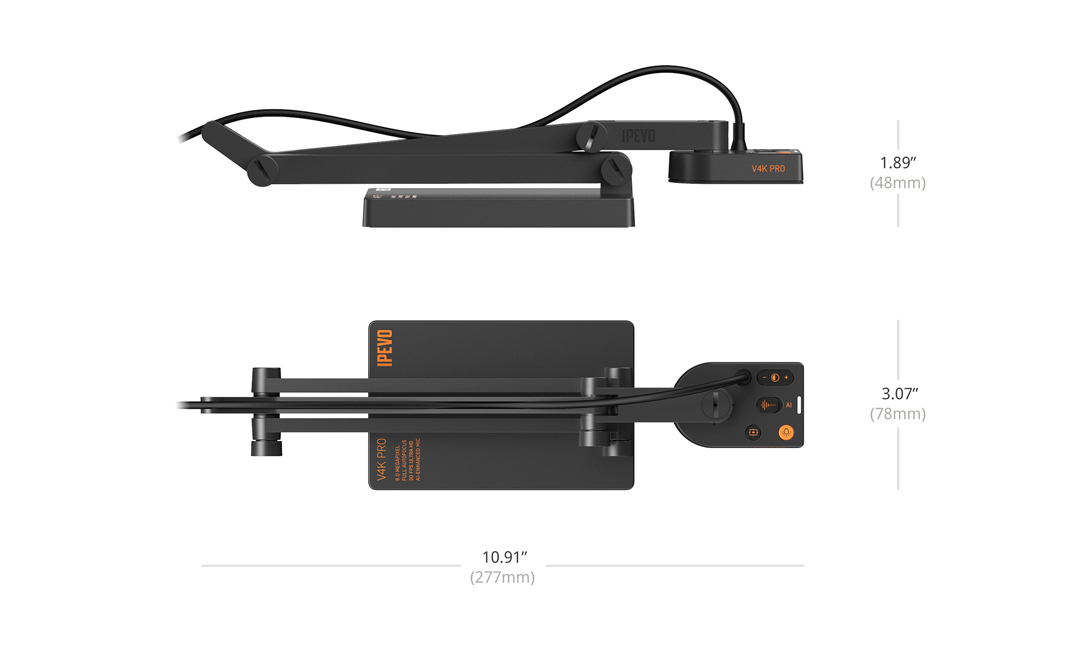 V4K PRO Ultra HD USB Caméra de documents