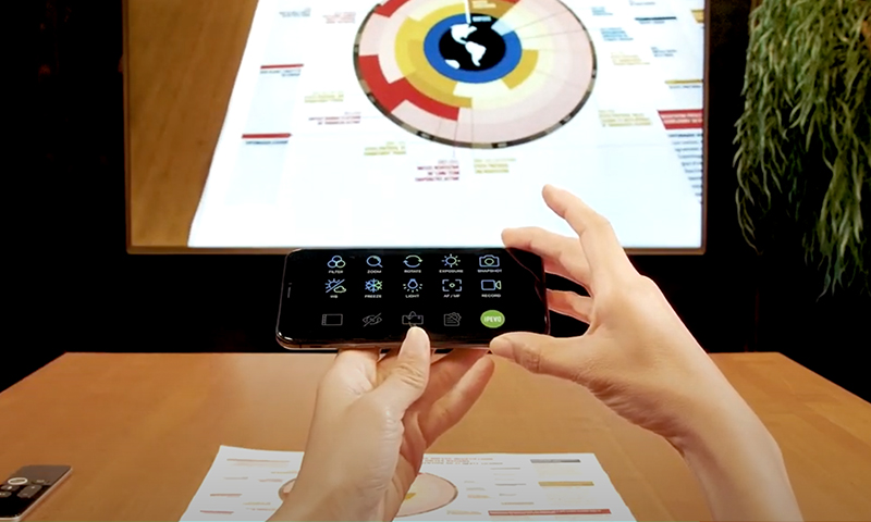 Étapes pour connecter votre iPhone à une Smart TV en tant que visualiseur via iDocCam